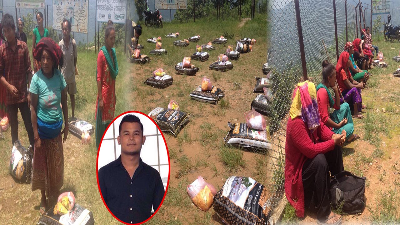 जापानमा बसेर नेपाली समाज सेवामा सक्रिय बन्दै रविन श्रेष्ठ, ३८ विपन्न परिवारलाई खाद्यान्न सहयोग गरे