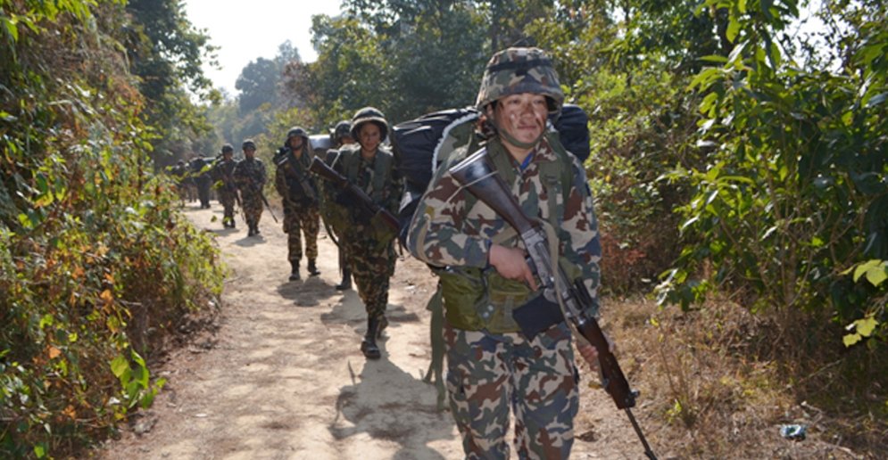 ‘एकीकरण पदमार्ग’मा नेपाली सेनाको पदयात्रा