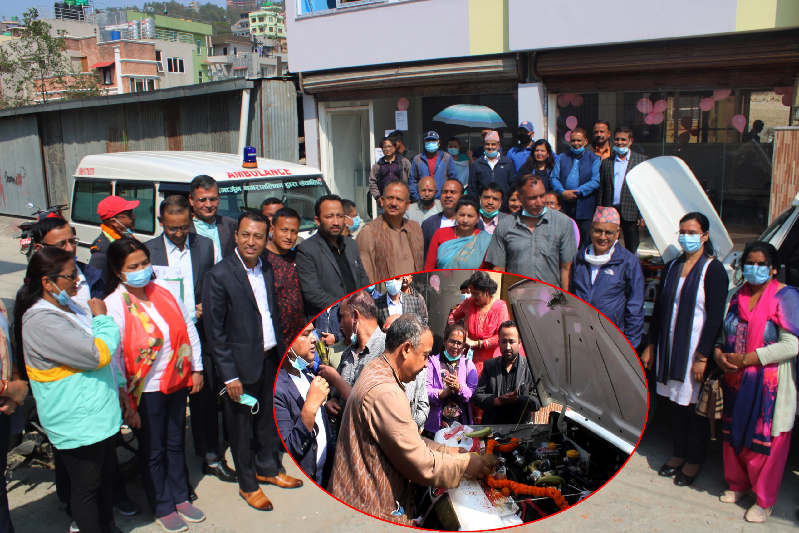 काठमाडौँको नार्गाजुन नगरपालिकामा एम्बुलेन्स सेवा सूचारु, दुईवटा एम्बुलेन्सको आज उद्घाटन