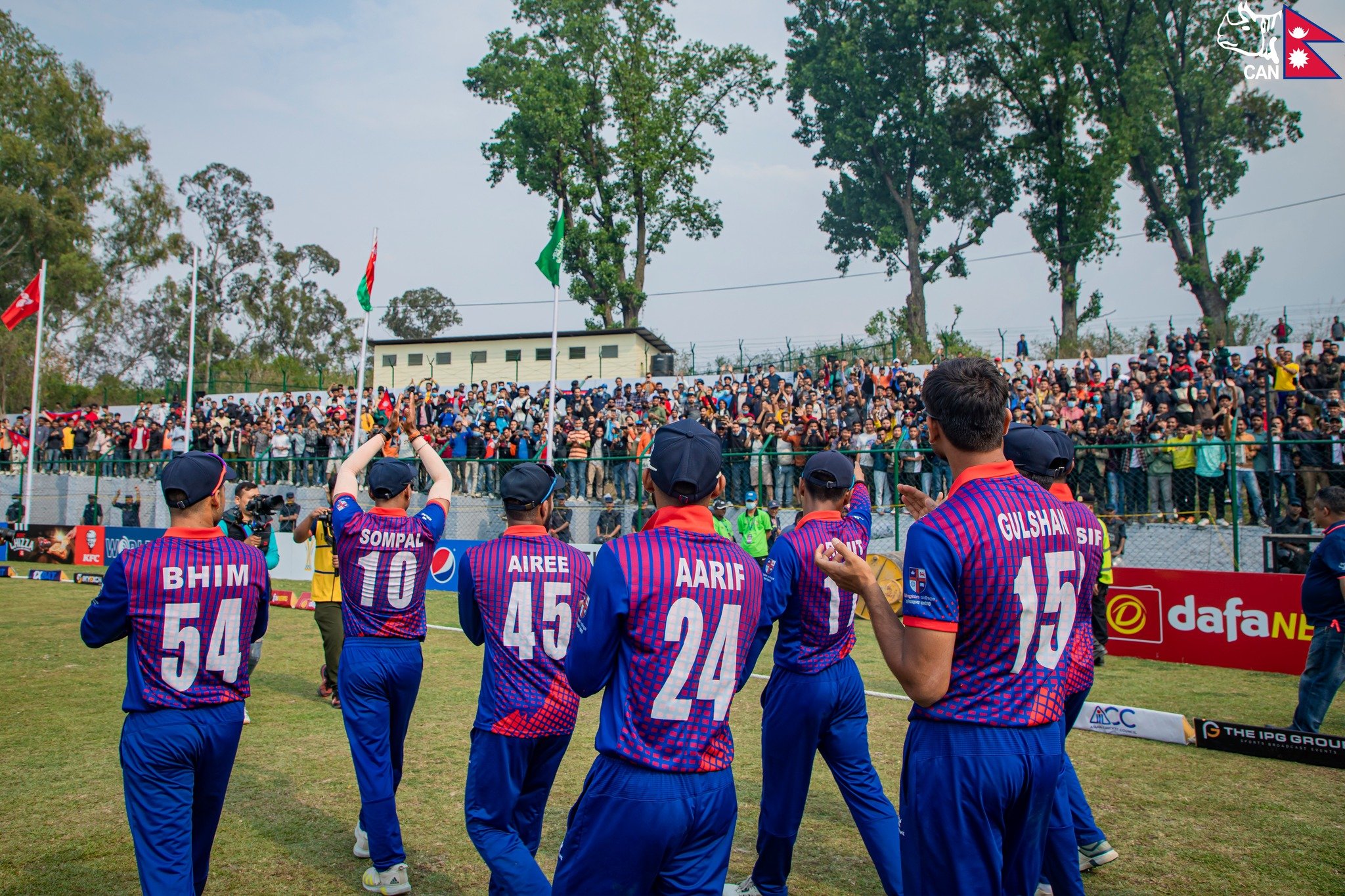 त्रिकोणात्मक श्रृंखलाको दोस्रो खेलमा नेपालले हङकङलाई ६ विकेटले पराजित गर्दै नेपालको सानदार जीत