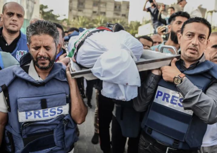 इजरायली हमलामा मारिने पत्रकारको संख्या १०३ पुग्यो