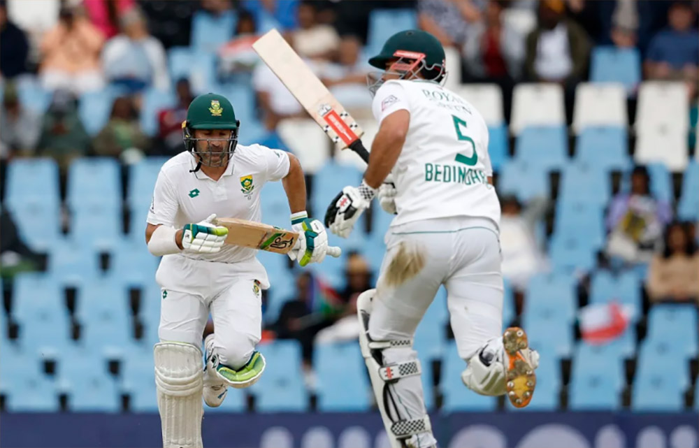 टेस्ट क्रिकेट: दक्षिण अफ्रिकाको भारतविरुद्ध ११ रनको अग्रता