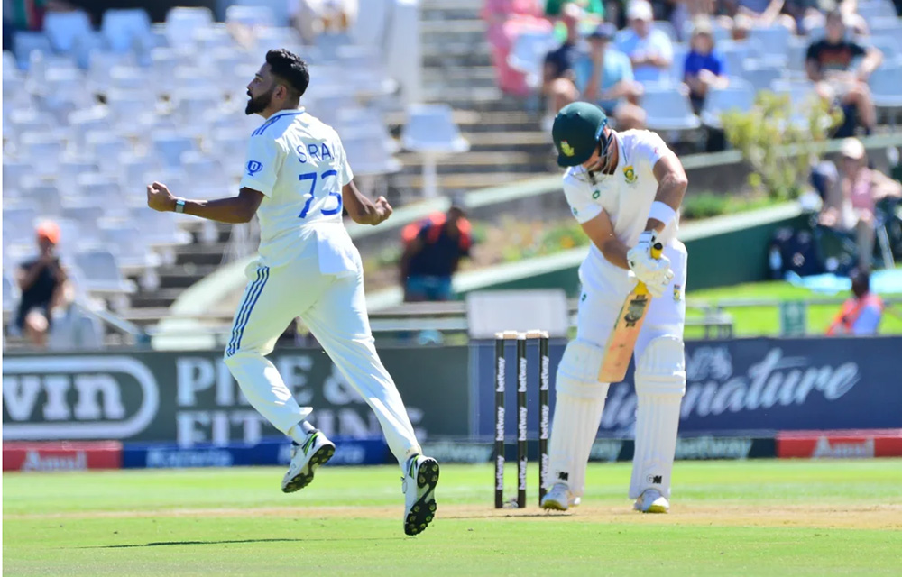 दक्षिण अफ्रिकाविरुद्धको दोस्रो टेस्टमा भारत ७ विकेटले विजयी