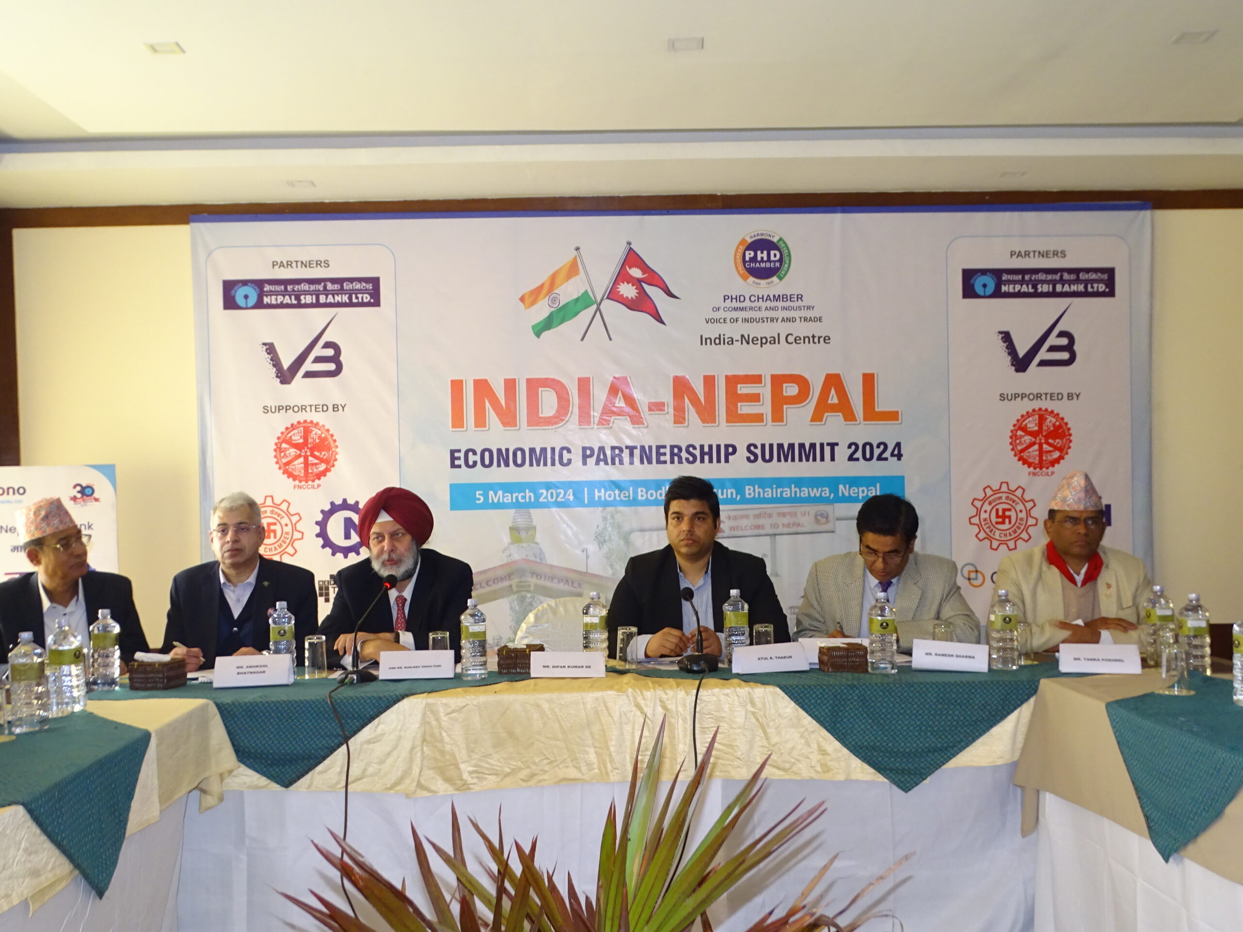 भैरहवामा भारत–नेपाल आर्थिक साझेदारी शिखर सम्मेलन