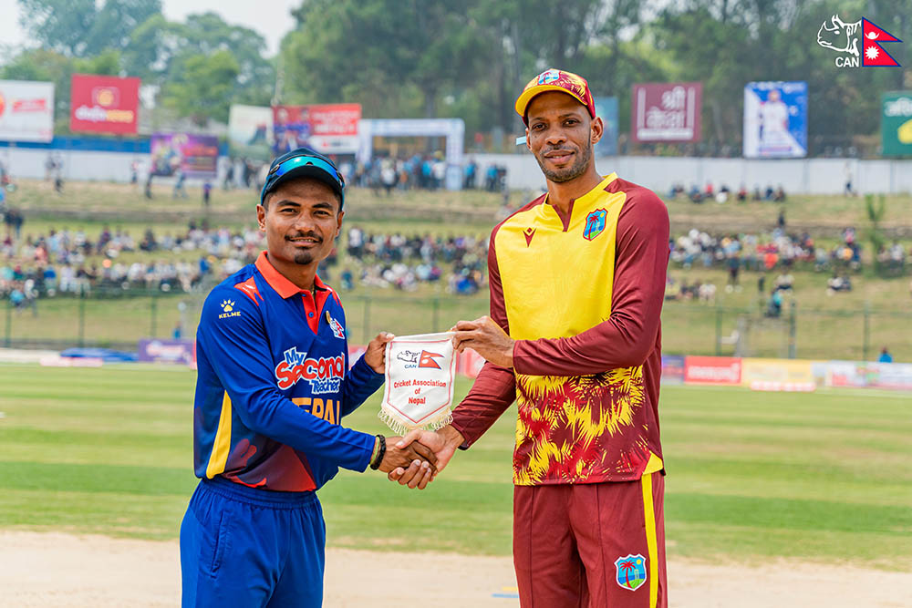 नेपाल र वेस्ट इन्डिज ए बीचको तेस्रो खेल आज हुदैँ