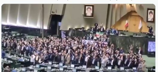 इजरायल माथी हमला गरेकोमा इरानी संसदमा उत्सब, तत्काल थप हमला नगर्ने